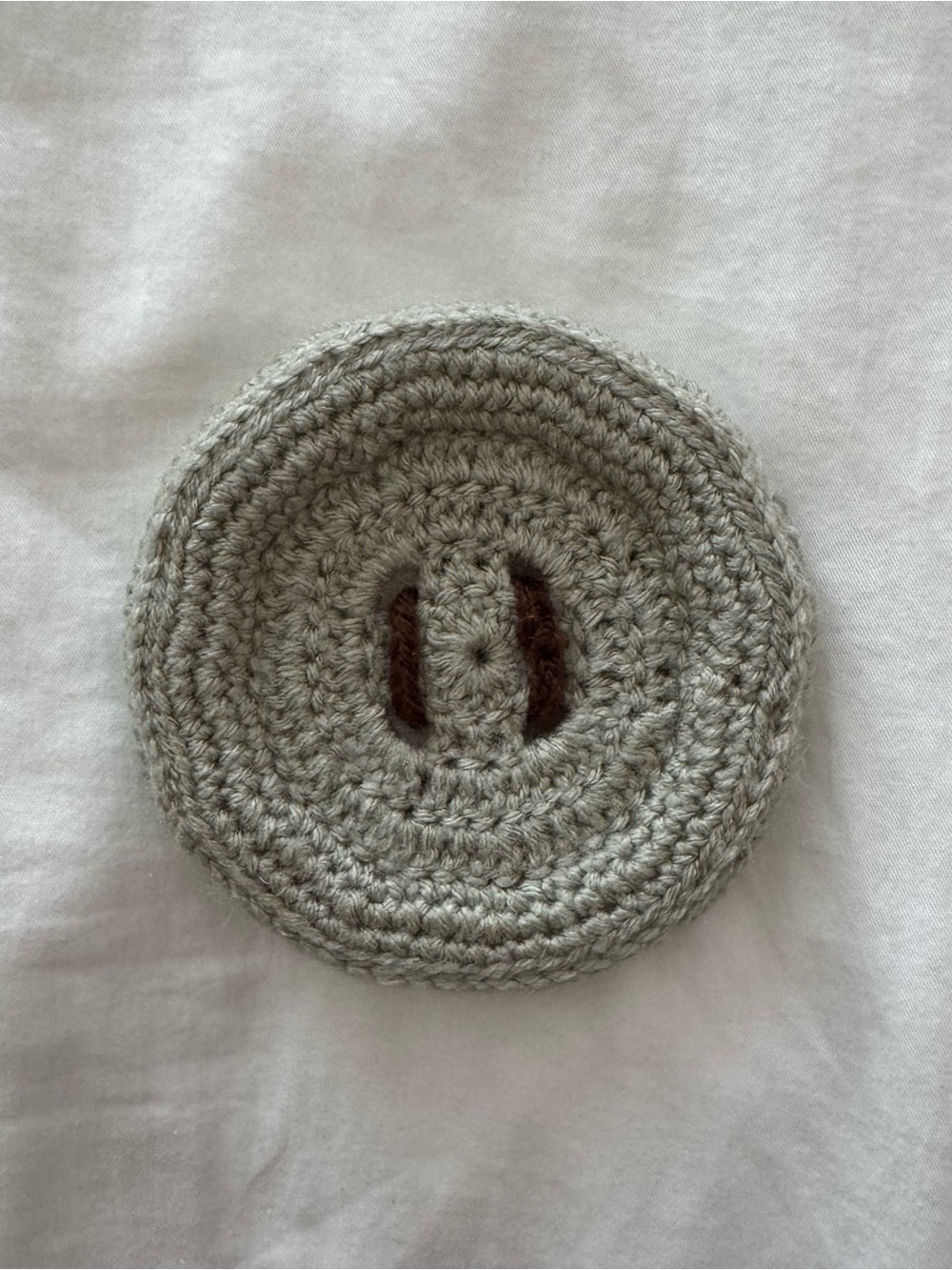 Crochet Button Coaster - Picture 2 of 2